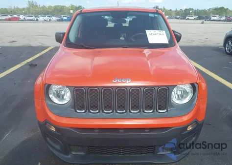 2017 Jeep Renegade Sport Fwd from USA, damaged, VIN ZACCJAAB6HPF88556